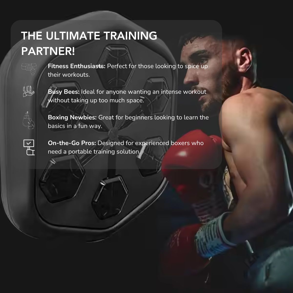 Serenosole™ SyncFit BoxTrainer | Workout with Beats that Keep You Moving (+ FREE Boxing Gloves)