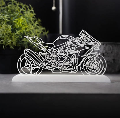 Serenosole™ MotoVibe Motorcycle Figure | Sleek, high-quality piece that’ll make any biker’s heart race | Perfect Bike Figurine 2024