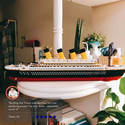 Serenosole™ ShipCraft Titanic Construction Kit | Create an iconic ship with your own hands