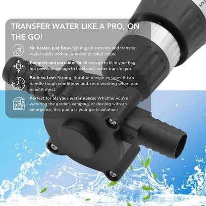 Serenosole™ FlowMate Transfer Pump Portable | Quickly and easily transfer water anywhere | Ultimate Compact Pump 2024